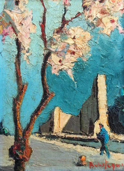 Antonio Bautista Balastegui (1909-1995) - Almendros en flor, Antiek en Kunst, Kunst | Schilderijen | Klassiek