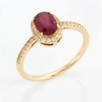 Zonder Minimumprijs - Ring - 14 karaat Geel goud -  1.06ct., Nieuw