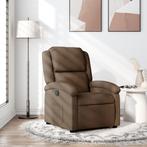 Relax Fauteuil Stof Bruin | Retour Deal | Scherpe Prijs, Huis en Inrichting, Fauteuils, Verzenden, Nieuw, 75 tot 100 cm, 50 tot 75 cm