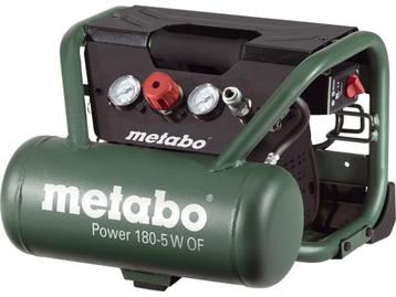 Metabo Power 180-5 W OF Compressor - 1100W - 8 bar - 5L - 75, Verzenden
