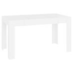 Strakke Eettafel Wit | Retour Deal | Zo Goedkoop!, Huis en Inrichting, Tafels | Eettafels, 100 tot 150 cm, Verzenden, Nieuw, 50 tot 100 cm