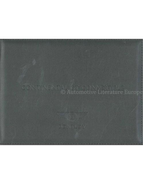 2017 BENTLEY CONTINENTAL GT CABRIO INSTRUCTIEBOEKJE ENGELS, Auto diversen, Handleidingen en Instructieboekjes, Ophalen of Verzenden