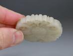 Plaque - Pendentif en Jade Nephrite Blanche - Jade - Chine -, Antiek en Kunst