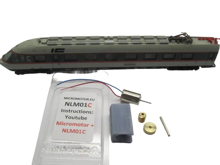 micromotor NLM01C motor ombouwset voor Lima 123902, 123903,, Hobby en Vrije tijd, Modeltreinen | N-Spoor, Gelijkstroom, Overige typen