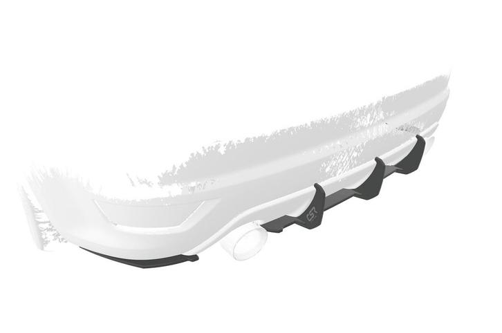 Race diffuser / achterskirt voor Ford Focus MK2 ST HA340-B, Auto-onderdelen, Carrosserie, Nieuw, Verzenden