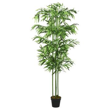 vidaXL Kunstplant bamboe 576 bladeren 150 cm groen, Verzenden