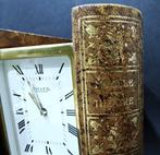 Klok - Jaeger-LeCoultre - Messing, Leder - 1950-1960, Antiek en Kunst