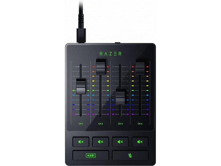 Razer Audio Mixer - 4-kanaals analoog mengpaneel - volledige, Muziek en Instrumenten, Microfoons, Zo goed als nieuw, Verzenden