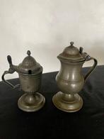 Pots à moutarde (2) - Étain - XIXe siècle, Antiquités & Art