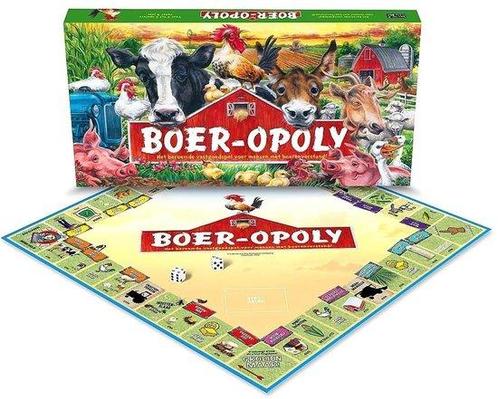 Boer-opoly (Bordspellen & Puzzels, Binnenspeelgoed), Kinderen en Baby's, Speelgoed | Kinderpuzzels, Nieuw, Verzenden