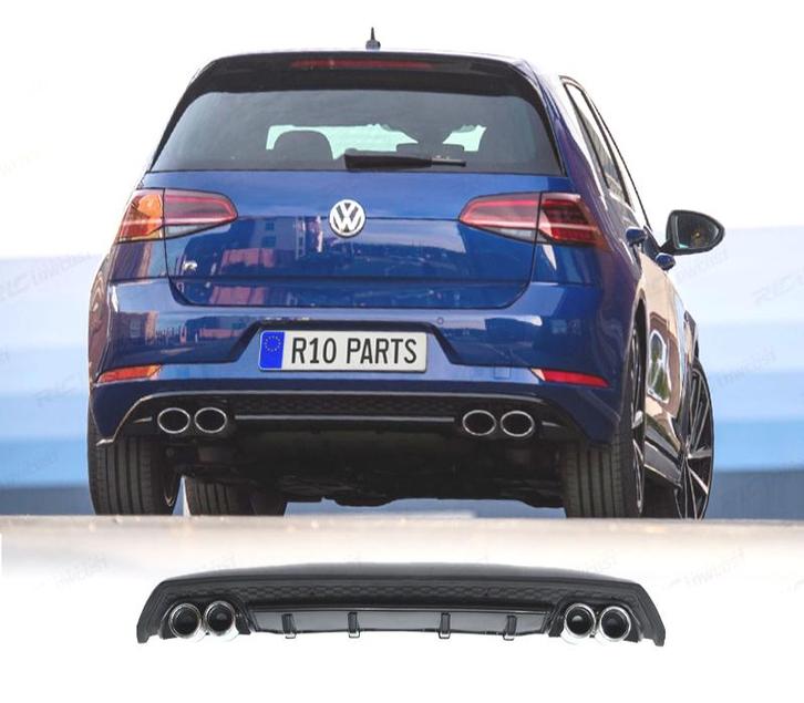 DIFFUSEUR VOLKSWAGEN VW GOLF 7.5 17-20 LOOK R, Autos : Pièces & Accessoires, Carrosserie & Tôlerie, Envoi