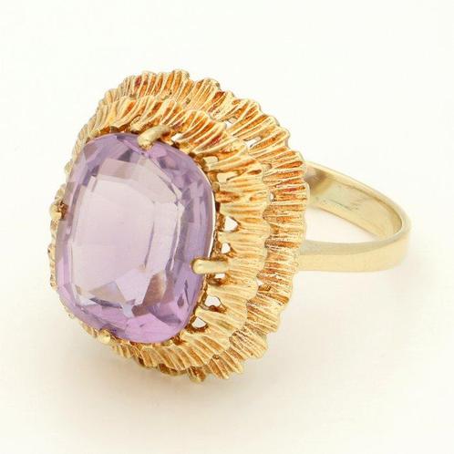 Bague - 14 carats Or jaune Spinelle, Handtassen en Accessoires, Ringen