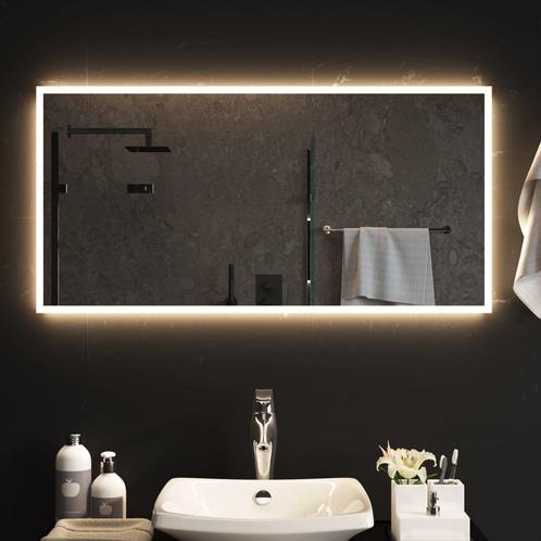 vidaXL Miroir de salle de bain à LED 50x100 cm, Huis en Inrichting, Woonaccessoires | Spiegels, Verzenden