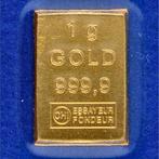 1 gram - Goud .999 - Valcambi - Verzegeld  (Zonder