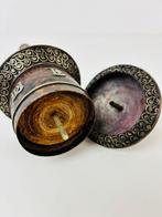 Gebedsmolen of gebedswiel - Hout, Brons, Papier - second, Antiek en Kunst