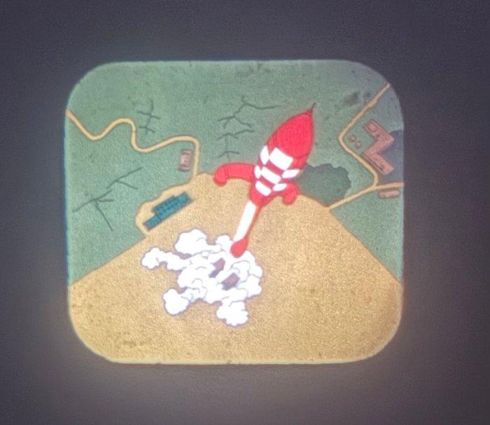 Tintin - Projecteur Viewmaster + disques - On a marché sur, Boeken, Strips | Comics