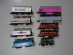 Märklin Z - Treinset (9) - 6 x DB en 3 x SBB Güterwagen -, Hobby en Vrije tijd, Modeltreinen | H0, Nieuw