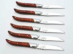 Laguiole - 6x Luxury Steak Knives - Rose Wood - style de -, Antiek en Kunst