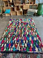 Grote Marokkaanse vintage Boucherouite tapijt – met de hand, Nieuw