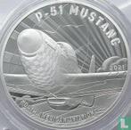 Frankrijk 10 euro 2021 (PROOF) P-51 Mustang, Verzenden, Goud, Frankrijk, 10 euro