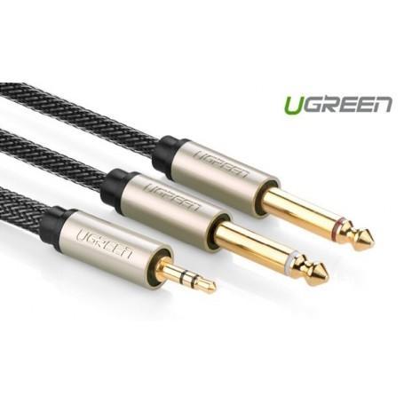 3.5mm Audio Jack to 2 x 6.35mm Jack Y-Cable Splitter 1 Meter, Informatique & Logiciels, Accumulateurs & Batteries, Envoi
