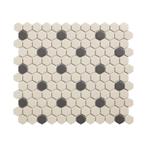 Mozaïek London 26x30 cm Onverglaasd Porselein Hexagon, Wit, Overige typen, Ophalen of Verzenden