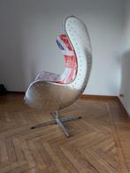 Fauteuil - Metaal - Gigante - Union Jack Aviator Egg-stijl, Antiek en Kunst