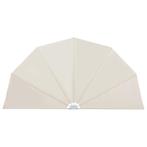 Windscherm Terras Creme 2m | OP = OP | Outletkoopje!, Tuin en Terras, Staal, Nieuw, 200 cm of meer, Verzenden