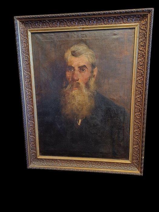 Scuola Impressionista francese (XIX) - Ritratto di uomo, Antiek en Kunst, Kunst | Schilderijen | Klassiek