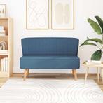 vidaXL Bank 117x55,5x77 cm stof blauw, Huis en Inrichting, Zetels | Zetels, Verzenden, Nieuw