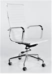 Design vergaderstoel / bureaustoel met hoge rug, kruisvoet