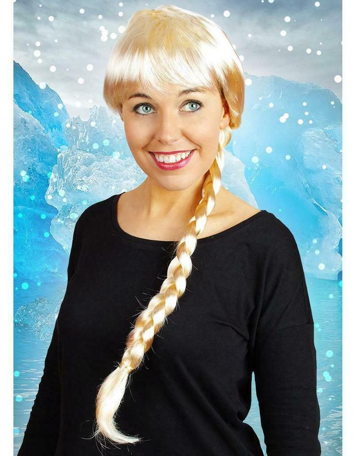 Pruik met lange vlecht Helga blond, Hobby & Loisirs créatifs, Articles de fête, Enlèvement ou Envoi