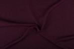 Polyester stof donker bordeaux rood - terlenka 25m op rol, Hobby & Loisirs créatifs, Tissus & Chiffons, Ophalen of Verzenden
