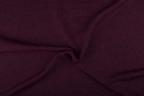 Polyester stof donker bordeaux rood - terlenka 25m op rol, Hobby & Loisirs créatifs, Tissus & Chiffons, Enlèvement ou Envoi