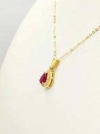 Zonder Minimumprijs - Ketting met hanger - 14 karaat Geel, Handtassen en Accessoires, Antieke sieraden