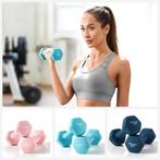 Dumbbellset halterset, 3 paar - totaal 12 kg - 2x1 kg, 2x2, Verzenden, Nieuw