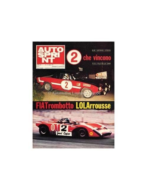 1972 AUTOSPRINT MAGAZINE 15 ITALIAANS, Boeken, Tijdschriften en Kranten, Ophalen of Verzenden