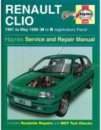 1991-1998 RENAULT CLIO BENZINE VRAAGBAAK ENGELS, Autos : Divers, Modes d'emploi & Notices d'utilisation
