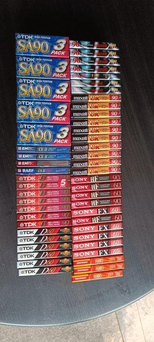 62 cassette New old stock  - MAXELL-SONY-TDK-BASF - Audio