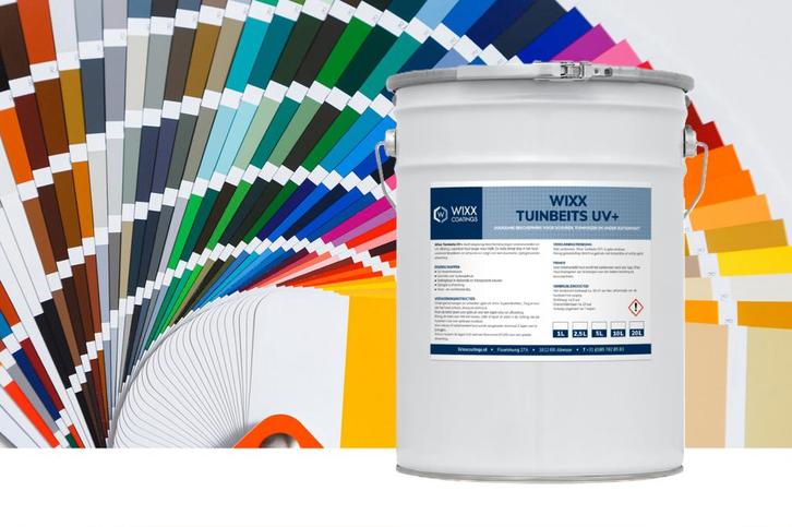 Wixx Tuinbeits UV+ Mengkleur 1L, Bricolage & Construction, Peinture, Vernis & Laque, Envoi