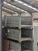 Stalen bak open korte zijden 151x74 5x115 cm grijs, Ophalen of Verzenden