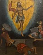 Russische school (XVIII) - Resurrezione di Cristo, Antiek en Kunst, Kunst | Schilderijen | Klassiek