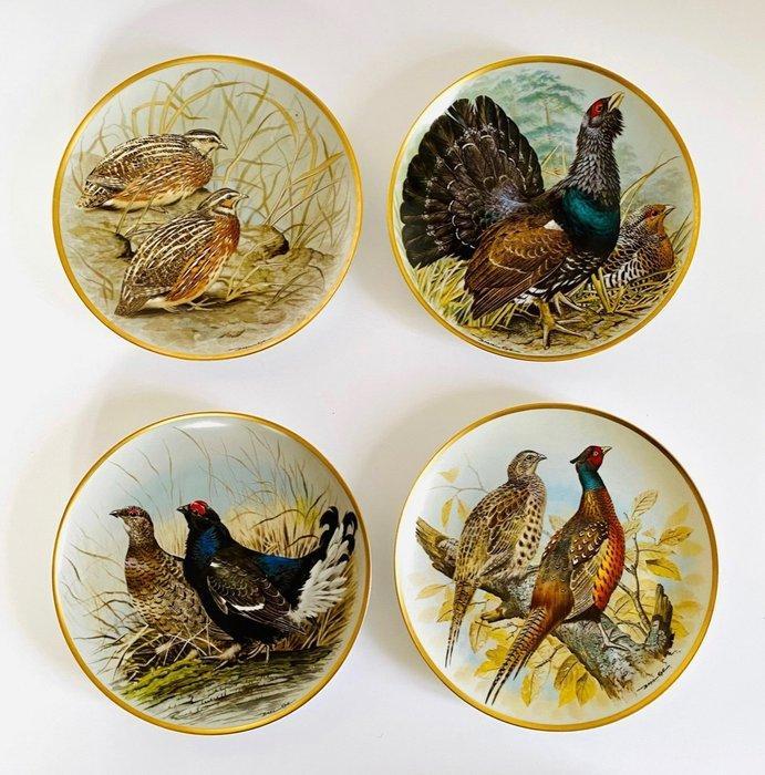 Limoges, Franklin Mint Porzellan - Basil Ede - Bord (12) -, Antiek en Kunst, Curiosa en Brocante