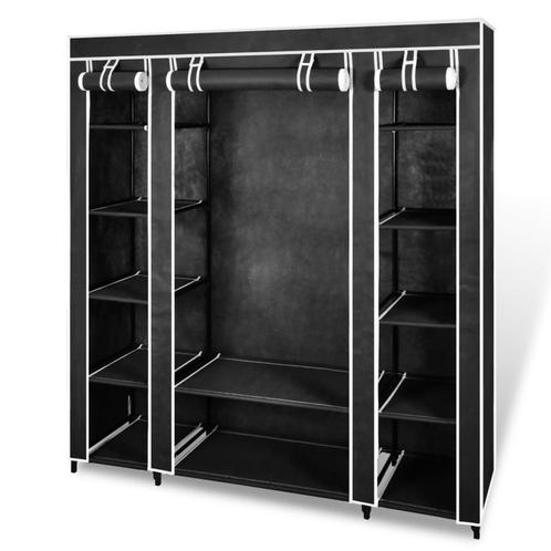 vidaXL Kledingkast met vakken en stangen 45x150x176 cm stof, Huis en Inrichting, Kasten | Kleerkasten, Nieuw, Verzenden