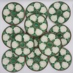 Oesterservies (13) - Majolica - Barbotine / majolique