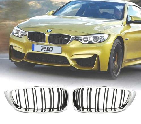 Calandres Pour Bmw F32 F33 F36 13-18 M4 Look Noir Chromé, Autos : Pièces & Accessoires, Carrosserie & Tôlerie, Envoi