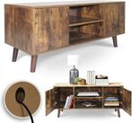 TV Meubel - TV Kast - TV Standaard - 110x50x40 cm - Bruin -, Verzenden