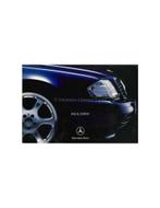 2000 MERCEDES BENZ SL EDITION BROCHURE DUITS, Boeken, Ophalen of Verzenden, Nieuw