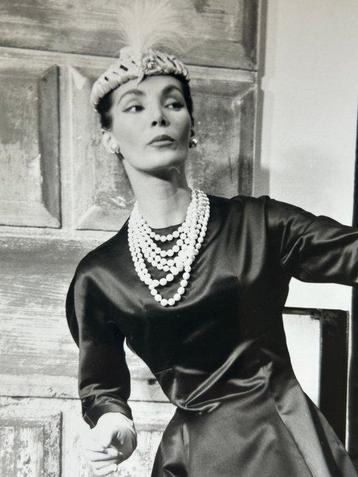 Walde Huth - Dior Cocktail-Kleid in schwarzer Seide