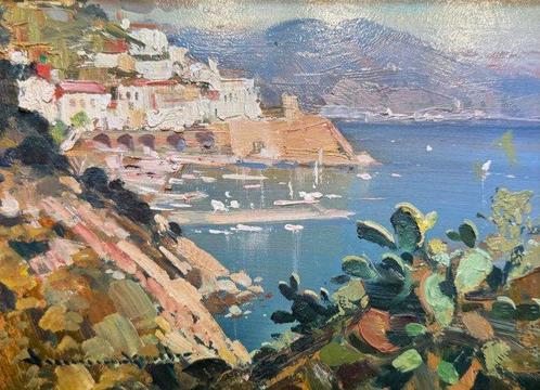 Vincenzo Aprile (1952) - Amalfi, Antiquités & Art, Art | Peinture | Classique